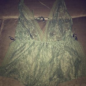 Victoria Secrets lace lingerie romper